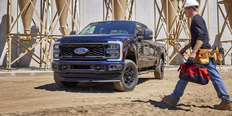 Ford Super Duty on Construction Site