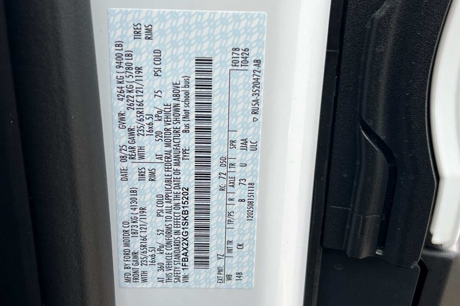 2025 Ford Transit-350 XLT