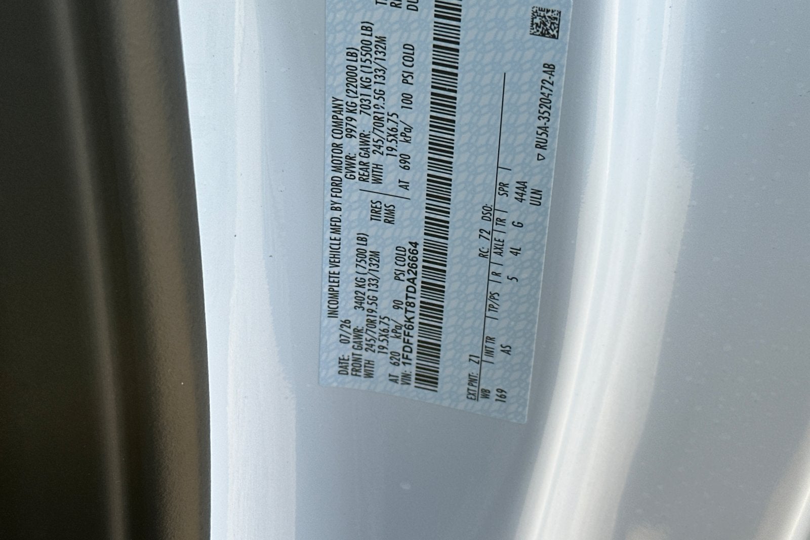 2026 Ford F-600SD XL 2D Standard Cab 4/6 Yard Rugby Dump Body