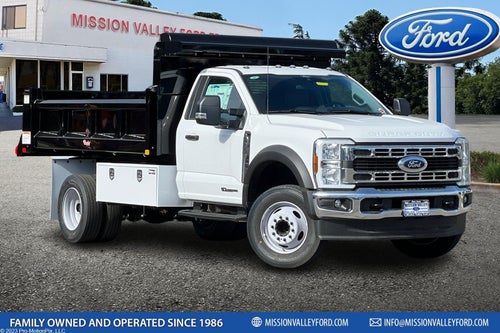 2024 Ford F-600SD DRW 2D Standard Cab 4/6 Yard Rugby Dump Body