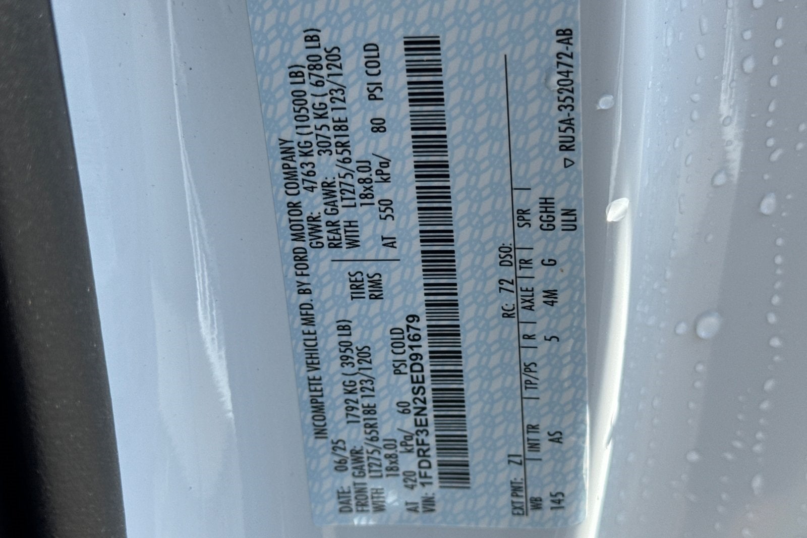 2025 Ford F-350SD XL 9' Royal Service Body