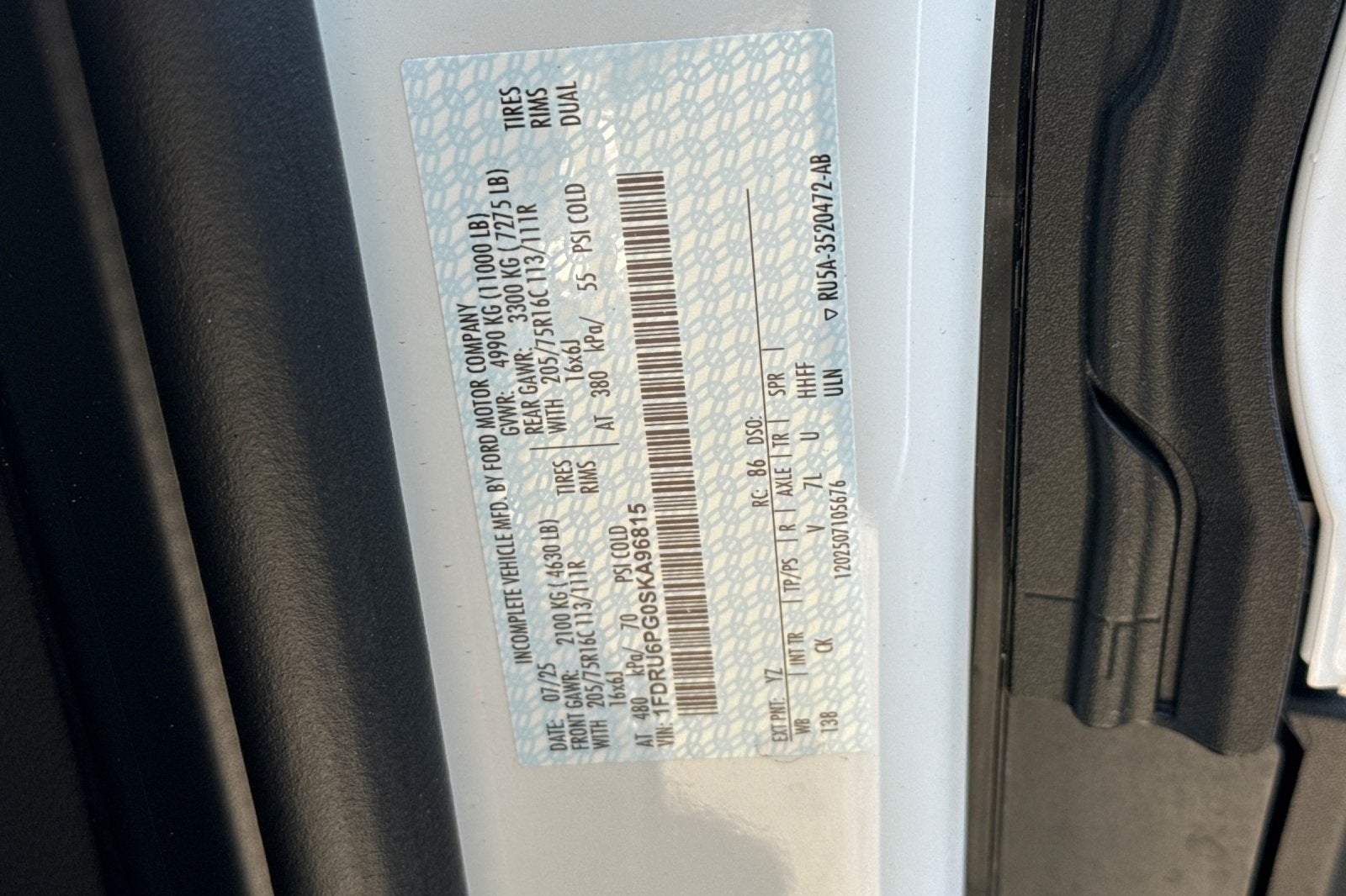 2025 Ford Transit-350 Base 12' Marathon Box Truck