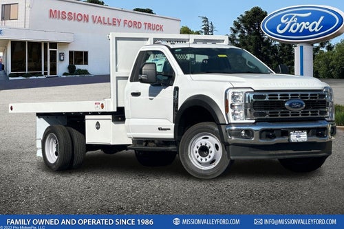 2024 Ford F-550SD XL DRW 12' Royal Flatbed Dump Body