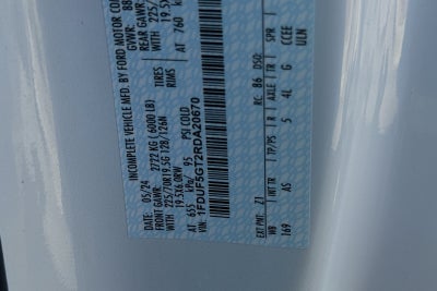 2024 Ford F-550SD XL DRW 12' Royal Flatbed Dump Body