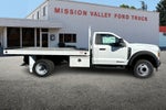 2024 Ford F-550SD XL DRW 12' Royal Flatbed Dump Body