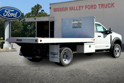2024 Ford F-550SD XL DRW 12' Royal Flatbed Dump Body