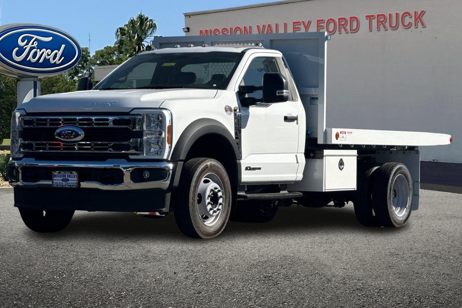 2024 Ford F-550SD XL DRW 12' Royal Flatbed Dump Body