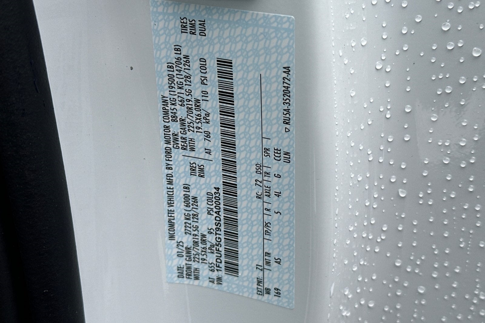 2025 Ford F-550SD DRW 2D Standard Cab/Cab & Chassis 12' Landscape Rugby Dump