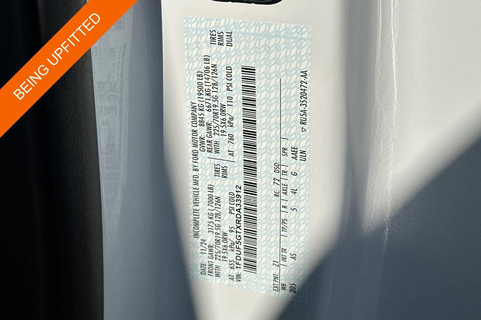 2024 Ford F-550SD XL DRW 2 Door Standard Cab 16' Rugby Flatbed