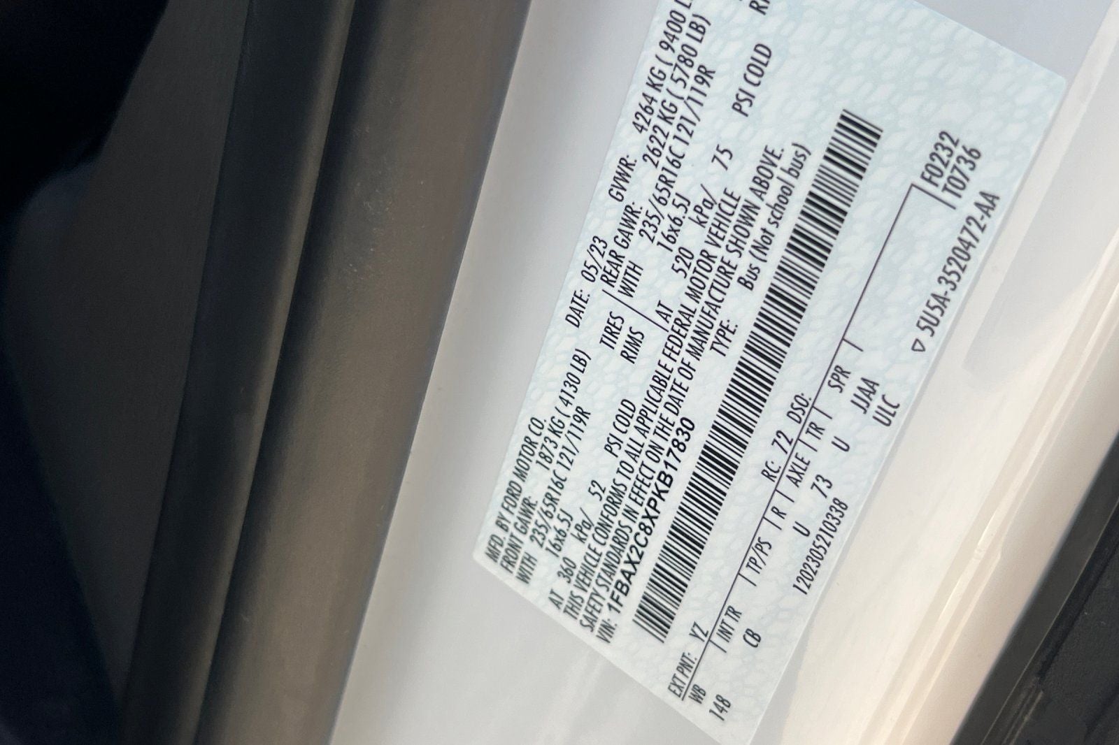 2023 Ford Transit-350 XL