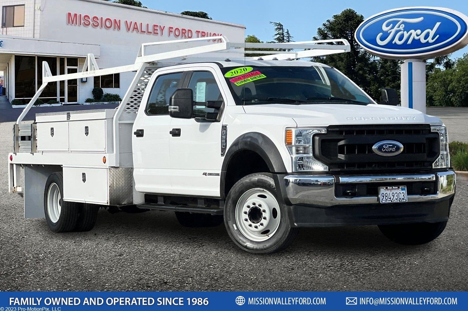 2020 Ford F-550SD Scelzi Contractor Bed