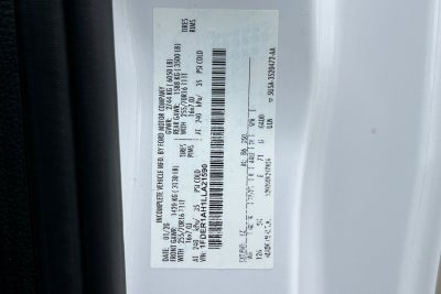 2020 Ford Ranger XL Flatbed w/Rack