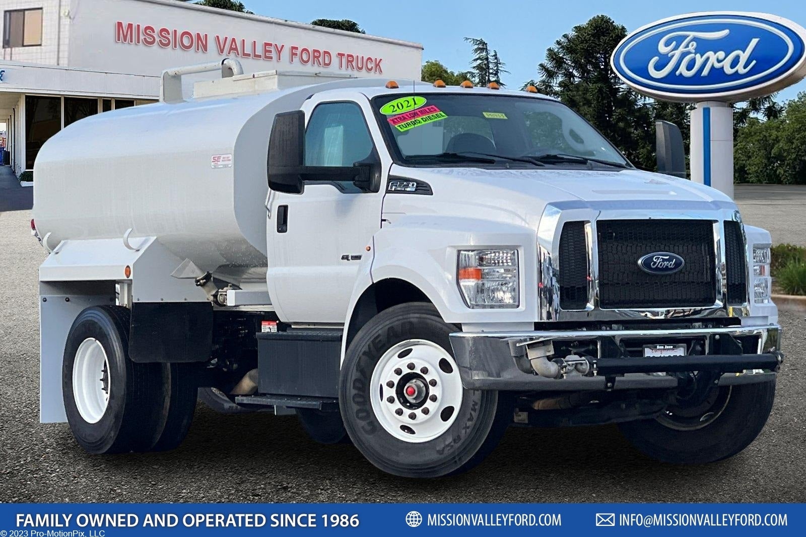 2021 Ford F-750SD Water Tuck w/Air Brakes