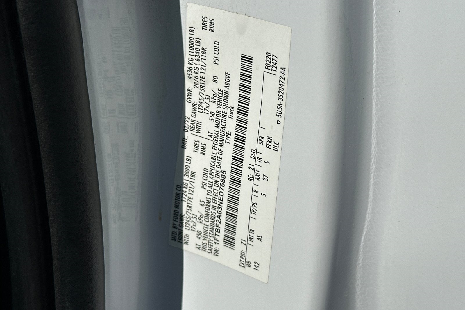 2022 Ford F-250SD XL Reg.Cab L.Bed