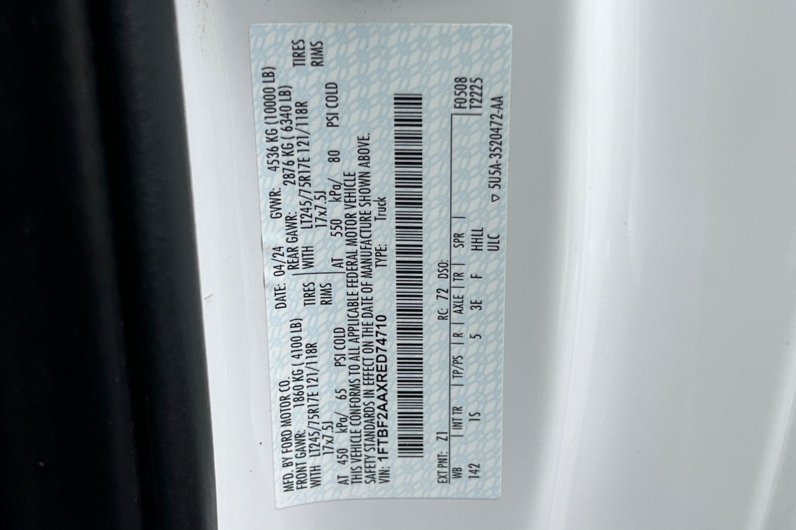 2024 Ford F-250SD R.Cab