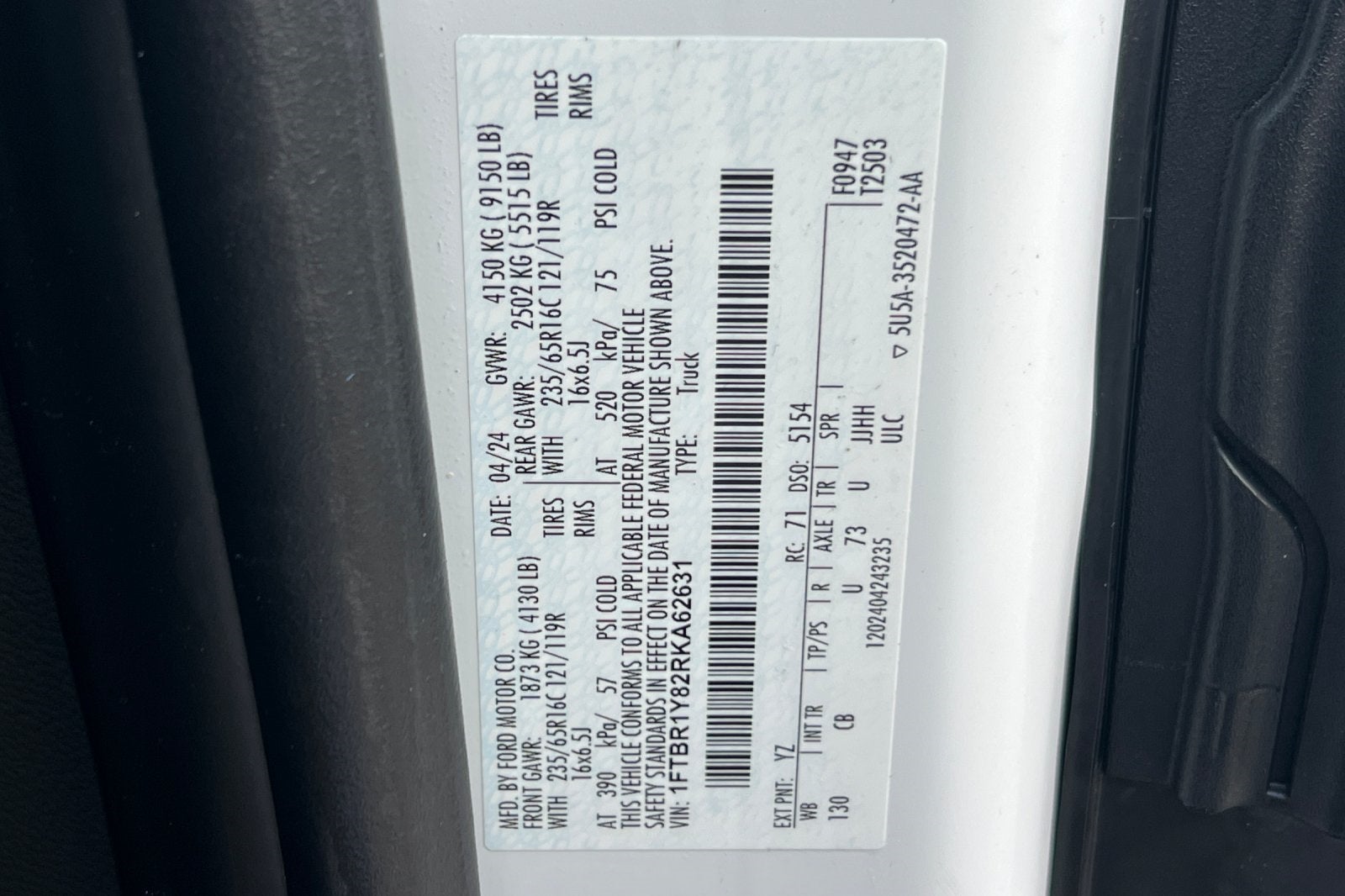 2024 Ford Transit-250 LR Cargo