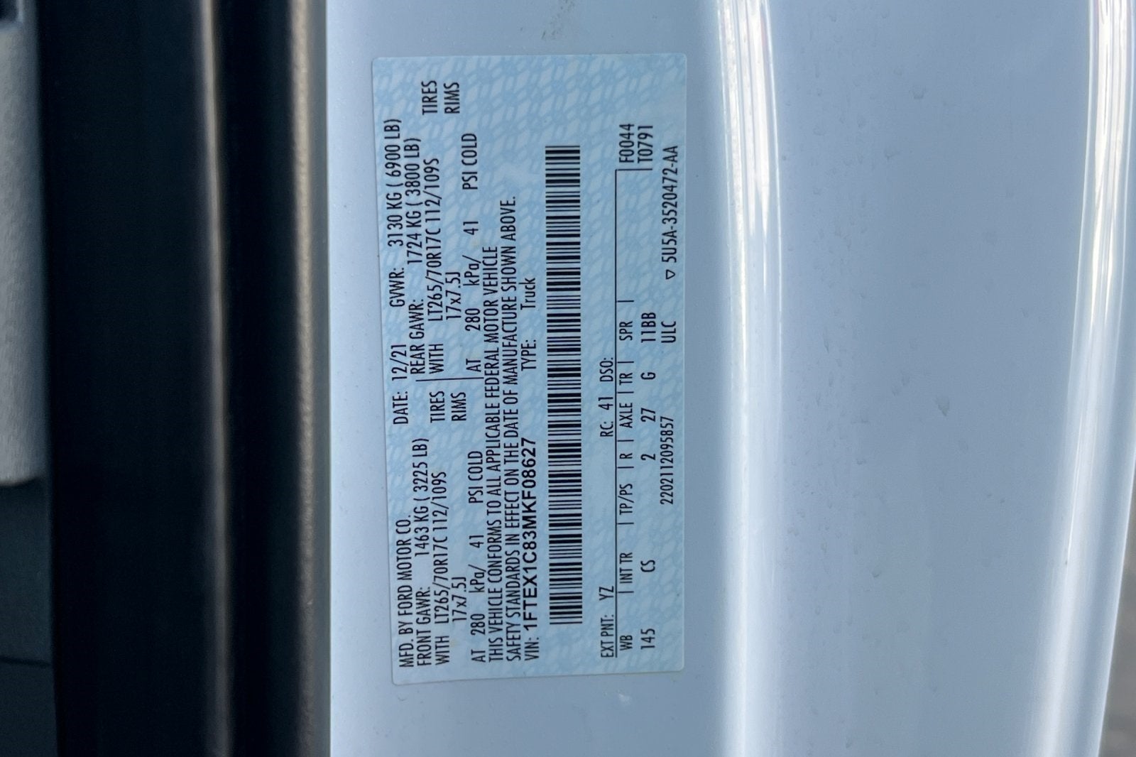 2021 Ford F-150 S.Cab w/Lift & Box's