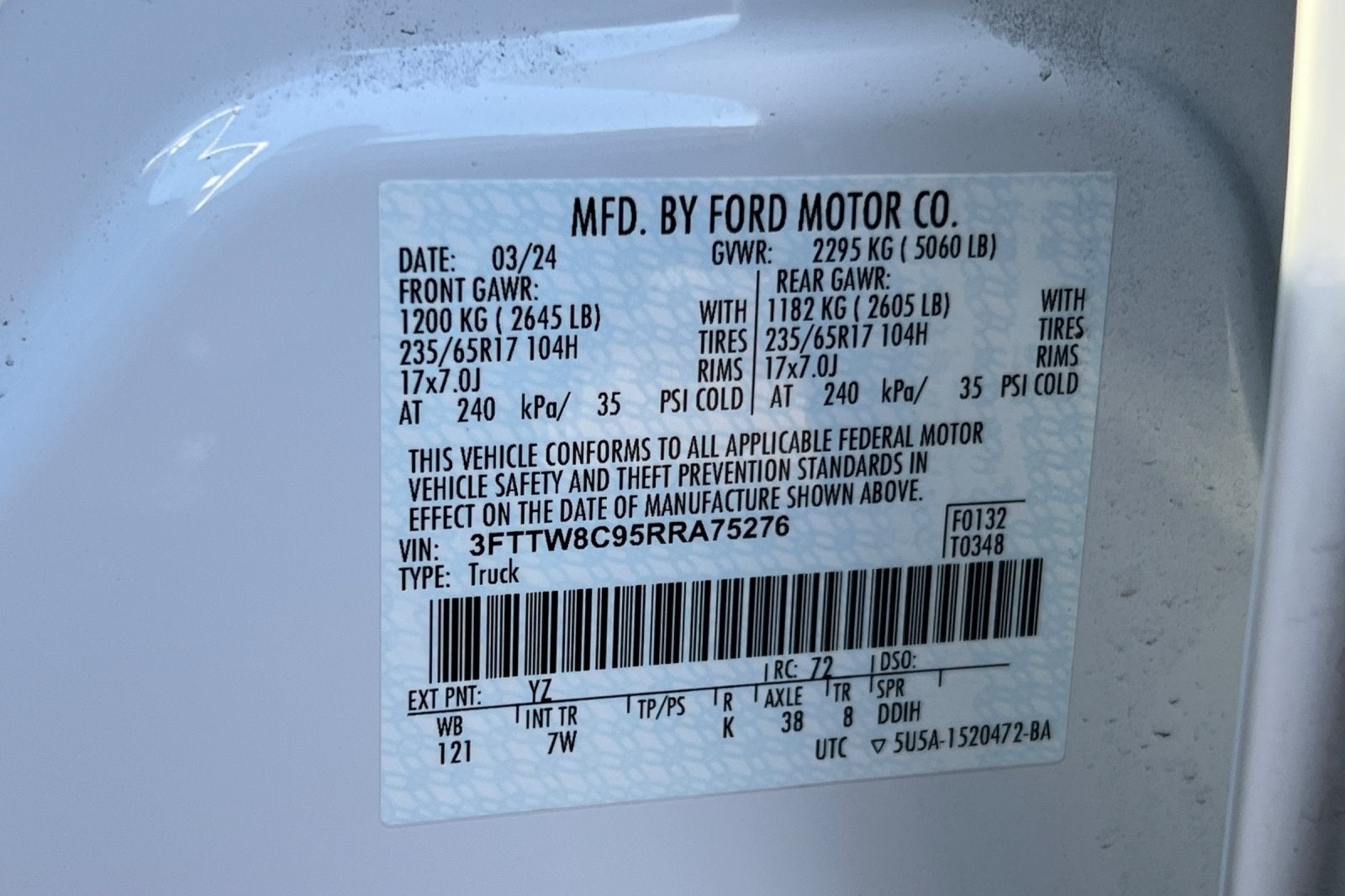 2024 Ford Maverick XLT Tremor 4X4